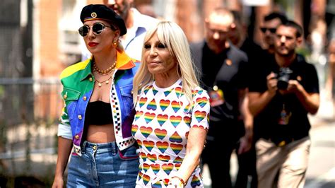 donatella versace e ladygaga|lady gaga versace capsules.